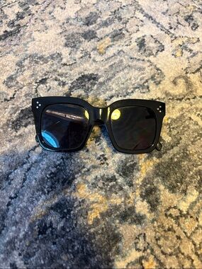 Black Square Cat Eye Sunglasses